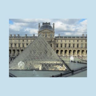 Paris Louvre Museum and Pyramid T-Shirt