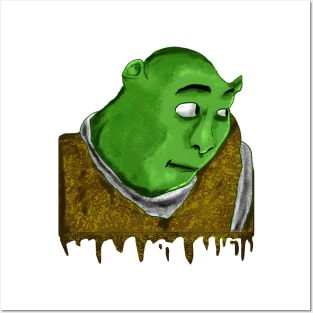 Shrek Funny 'WTF' Face Meme | Greeting Card