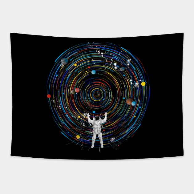 space dj Tapestry by kharmazero