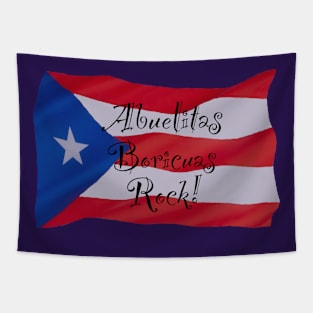 Abuelitas Boricuas Rock! Tapestry