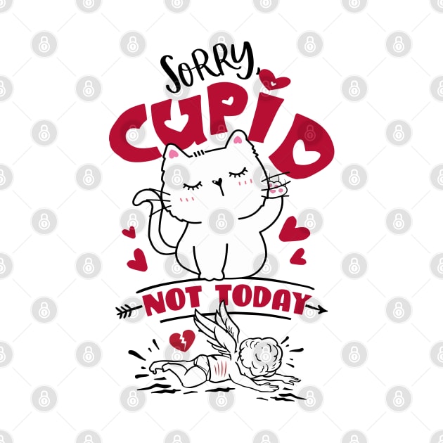 Valentines day Cat Cupid by Darkside Labs