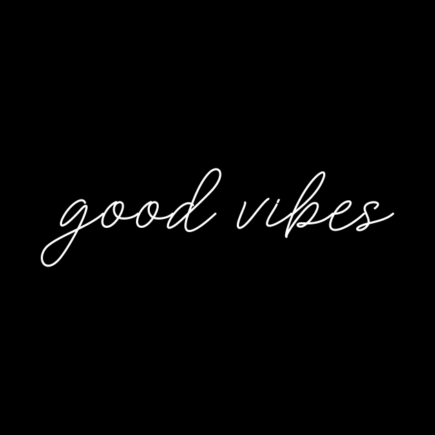 Good Vibes Sign Of Positivity - Humorous Saying by mangobanana