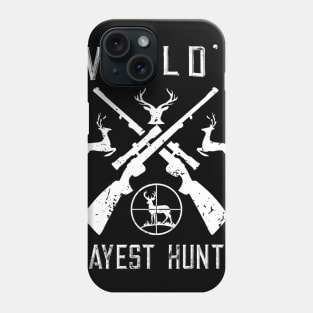 World's Okayest Hunter Shirt Funny Hunting Gift Phone Case