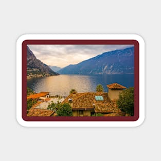 Rooftops in Limone sul Garda, Italy Magnet