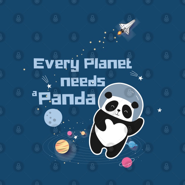 Every planet needs a panda astronaut panda by Ribsa