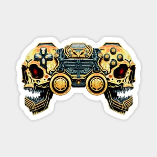 Evil Console Game Controller - Gold edition Magnet