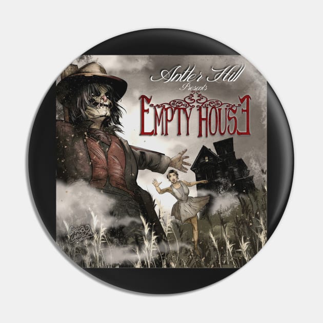 Empty House album cover Pin by AntlerHillArts