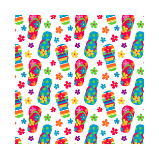 Flip Flops Pattern T-Shirt