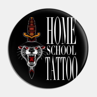 HomeSchoolTattoo Pantherhead & Dagger Pin