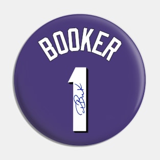 Booker Signed Pin