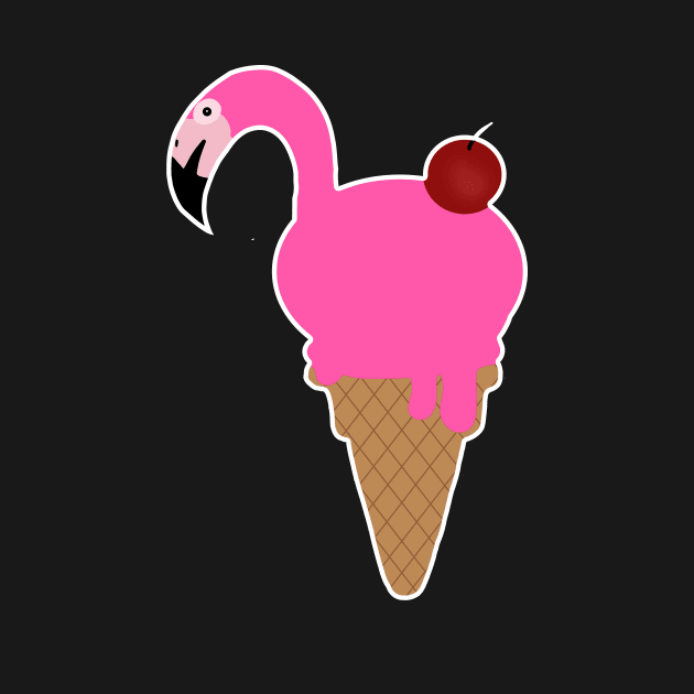 Flamingo Lover, Icecream Dripping by dukito