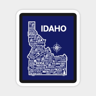 Idaho Map Magnet