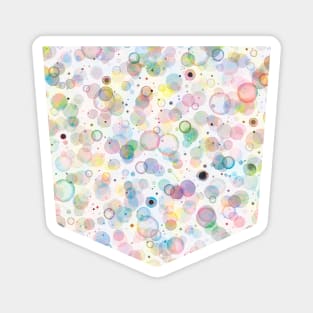 Pocket - Cosmic Bubbles Multicolored Magnet