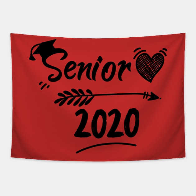 Senior 2020, Graduation , Cute 2020 Senior Vibes Squad Tapestry by Elitawesome