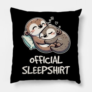 Streamside Serenity Otter's Delight, official Sleepshirt Extravaganza Pillow