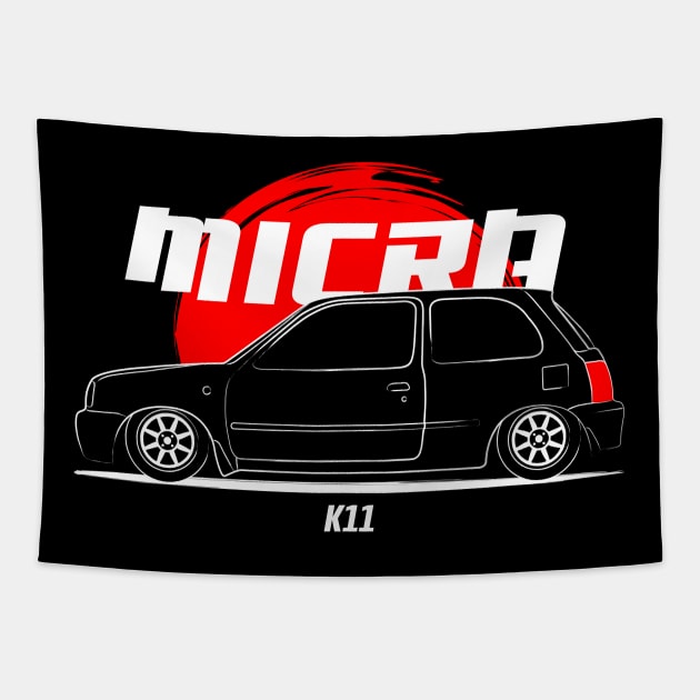 JDM Micra Tapestry by GoldenTuners