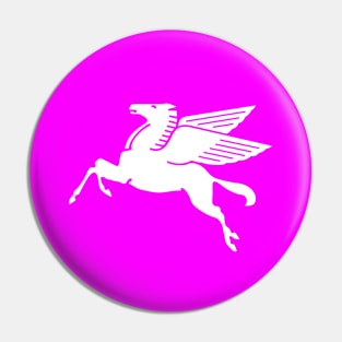 White pegasus Pin