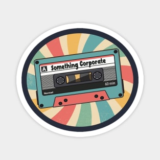 something corporate retro Magnet