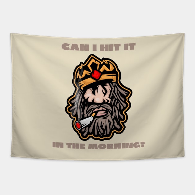 Can i hit it in the morning? Tapestry by IOANNISSKEVAS