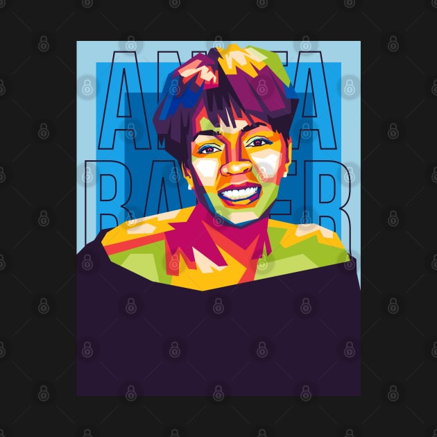 anita baker wpap by cool pop art house