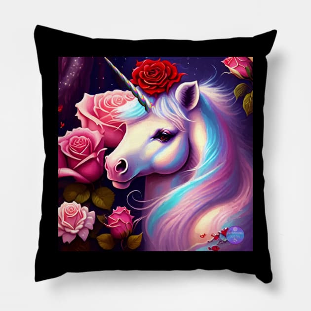 Unicorn Pillow by Morrigan Austin