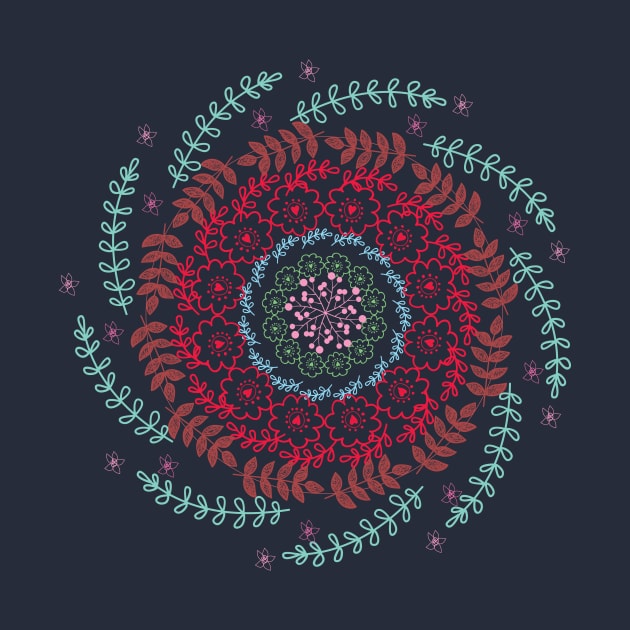 Spring Bursting mandala by emma17