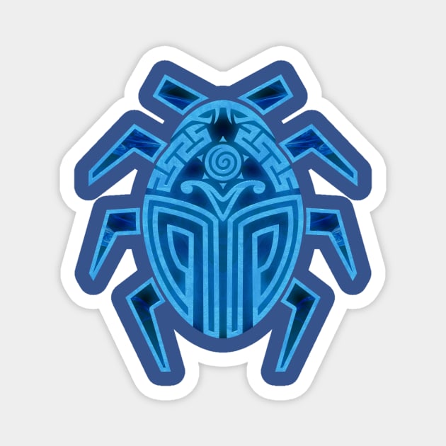 Blue Beetle Magnet by Ryan