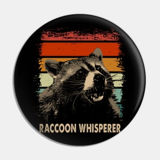 Starry-Eyed Raccoons Discover Extraterrestrial Fashion in Every Tee Pin