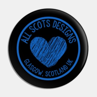 Scotland Designs All Scots in Glasgow Pin