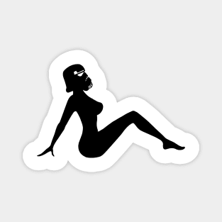 Stormtrooper Mudflap Girl Magnet