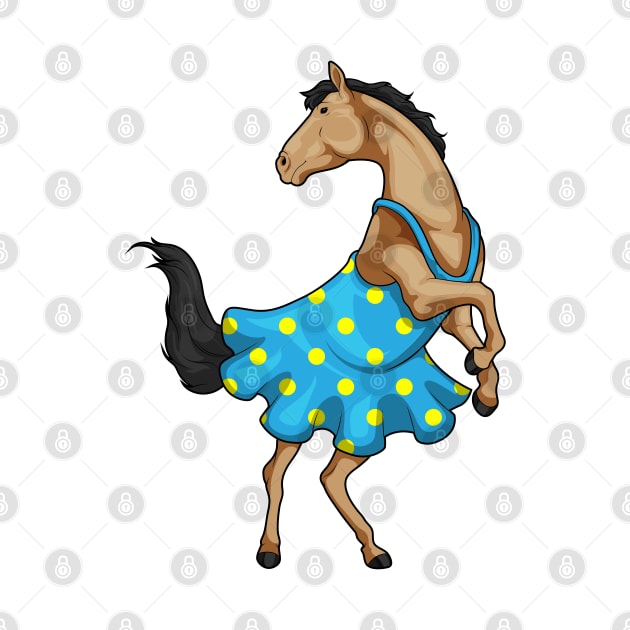 Horse Polka Dots Dress by Markus Schnabel