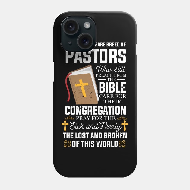 I Belong To A Rare Breed Of Pastors Christian Phone Case by swissles