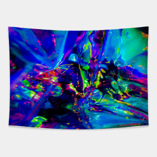 Bright Blue Gooey Holo Tapestry