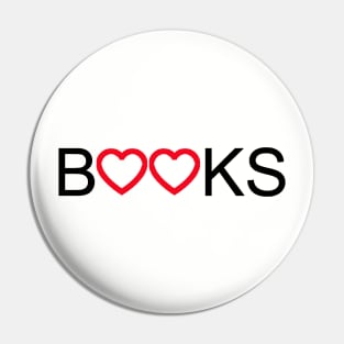 Books Big Love Shirt Pin