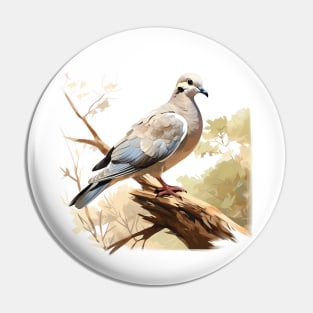 Collared Dove Pin