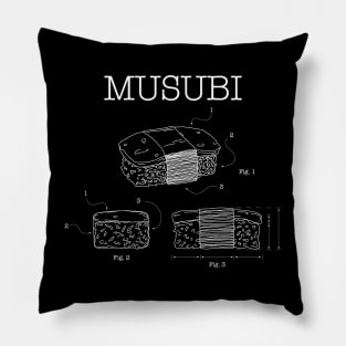 Funny Musubi Patent Drawing Pillow