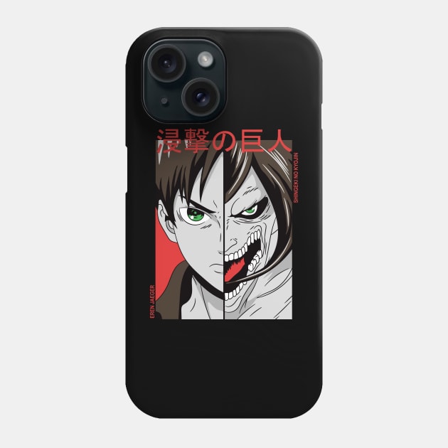 Eren Jeager Phone Case by Losen500