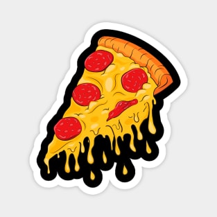 melting pizza graphic sublimation Magnet