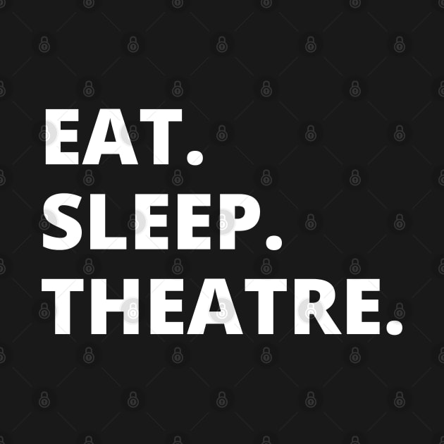 Eat Sleep Theatre by HobbyAndArt