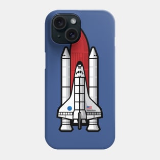 Space Shuttle Launch T-Shirt / Sticker Phone Case