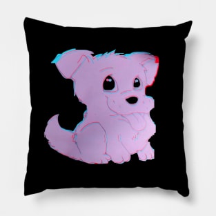 Pixelated Dog Pillow