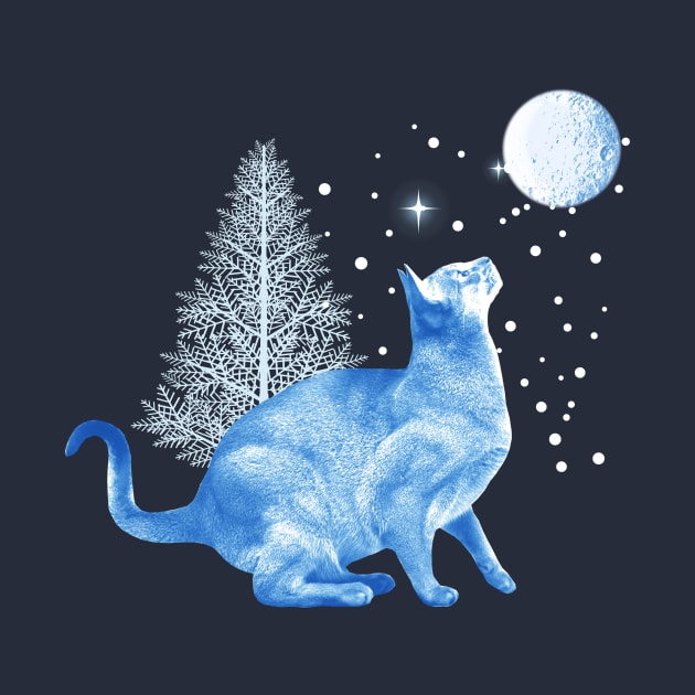 Cat in Winter Solstice by emma17