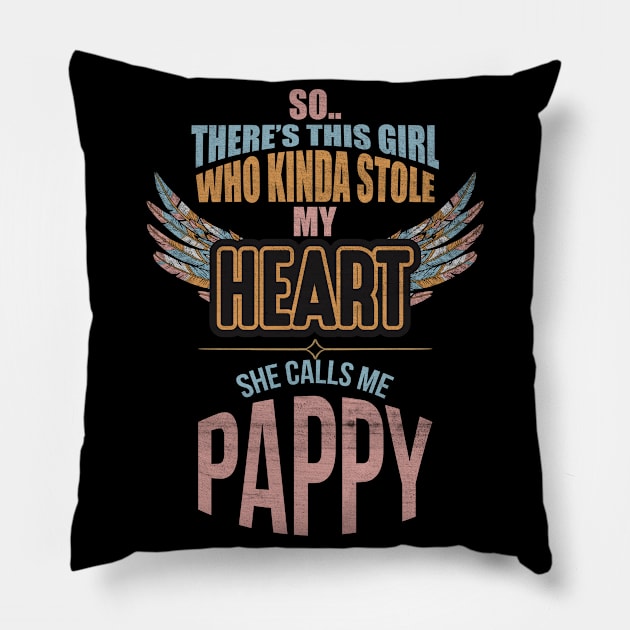 This Girl Kinda Stole My Heartshe Call me Pappy Pillow by Diannas
