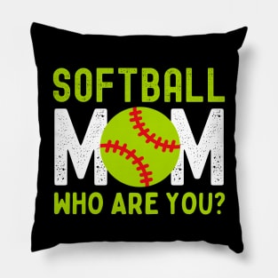 Softball Mom Pillow