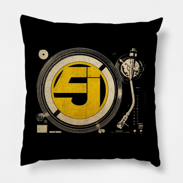 vinyl Classic Jurassic 5 Pillow by TuoTuo.id