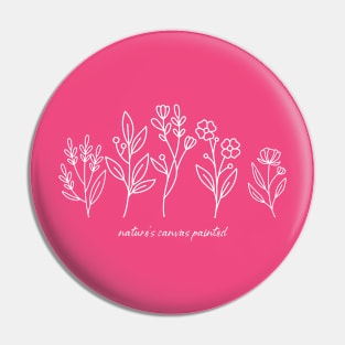 Nature's Canvas Painted Design Pin