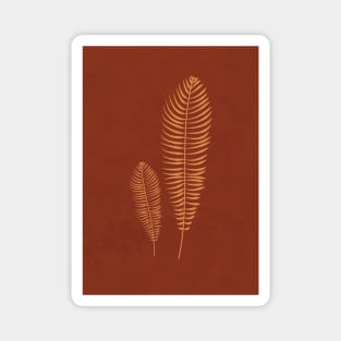 Boho Fern Botanical Plant Magnet