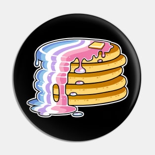 Bigender Pride Pancakes LGBT Pin