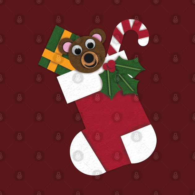 Christmas Felt Stocking by LMHDesigns