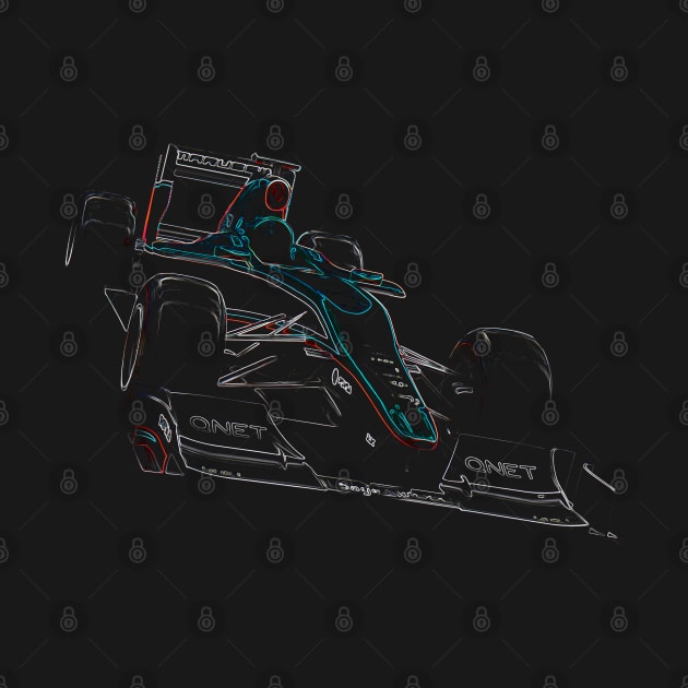 formula one, formula car colored by hottehue